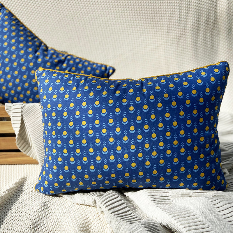 Dandelion - Half Moon Skies - Cushion- Polka Dots - Woven printed fabric