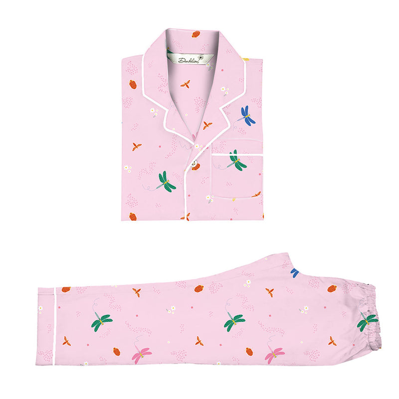Daydream Cotton Notched Pyjama Set