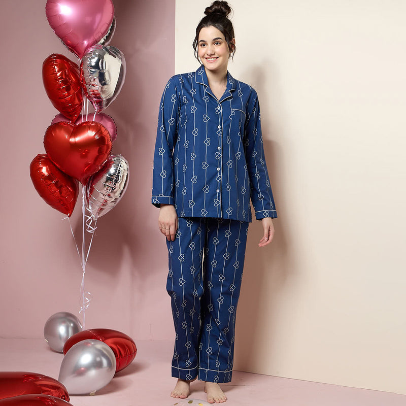 Bonds Cotton Notched Collar Pyjama Set