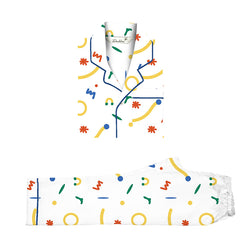 Splotch Cotton Notched Pyjama