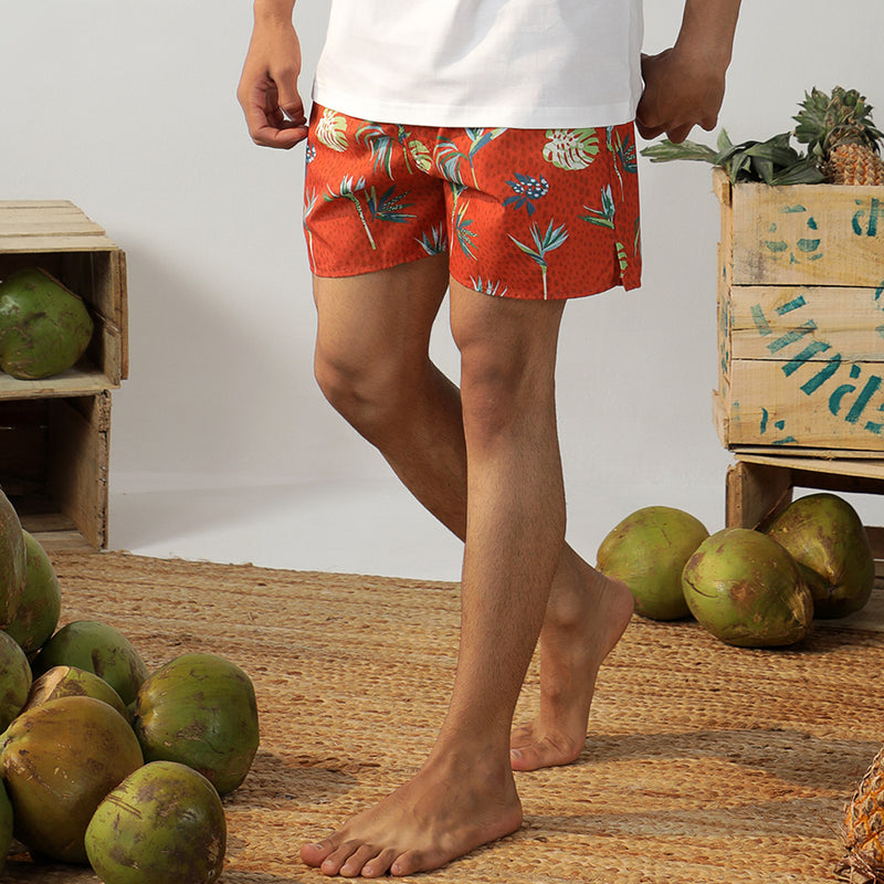 Bird Of Paradise Cotton Boxers