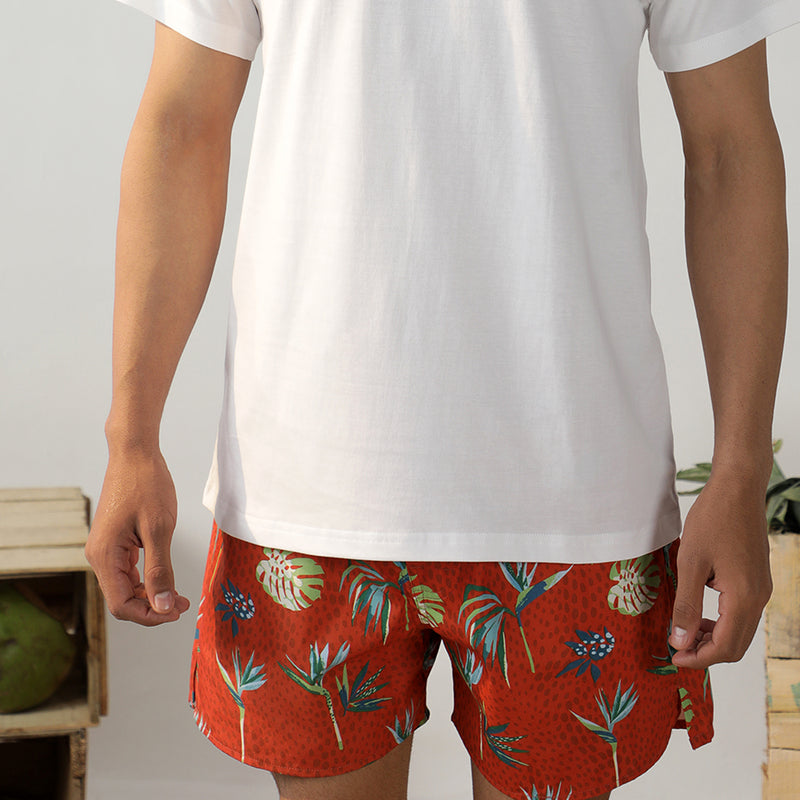 Bird Of Paradise Cotton Boxers