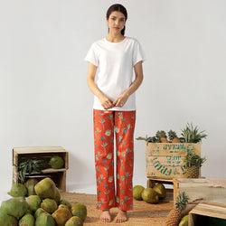 Bird Of Paradise T-shirt & Cotton Pyjama for Women's