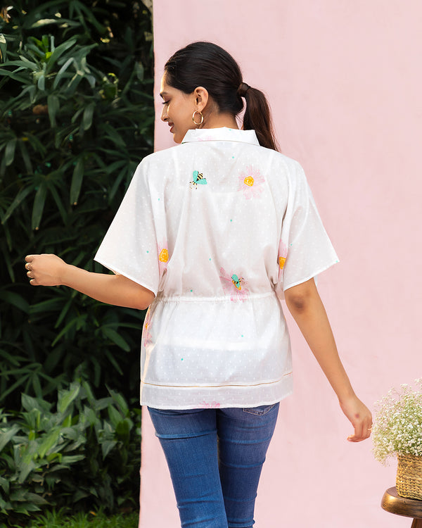 Betty - Printed Kaftan Top