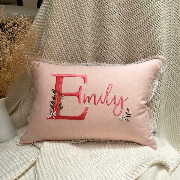 Personalized Embroidered Kidney Cushion