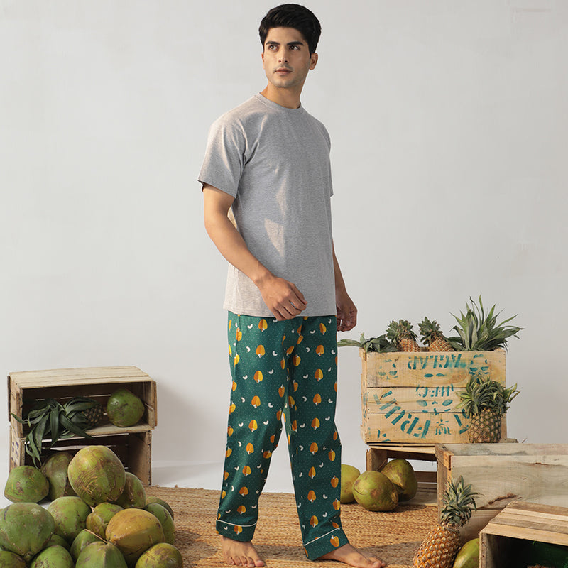 Nutty Retreat T-shirt & Cotton Pyjama - Men