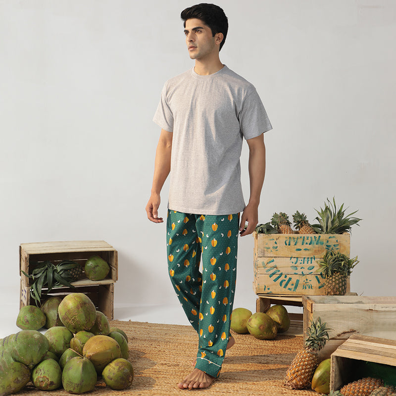 Nutty Retreat T-shirt & Cotton Pyjama - Men