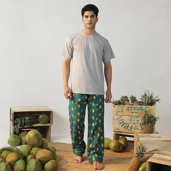 Nutty Retreat T-shirt & Cotton Pyjama - Men