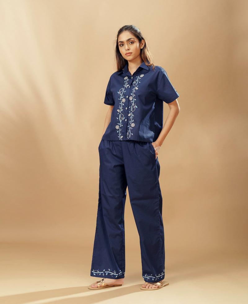 Miren - Embroidered Pant Co-ord Set