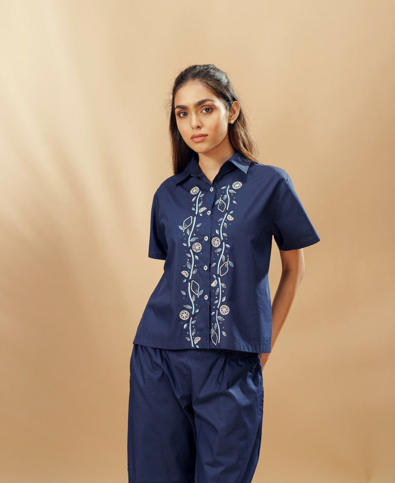 Miren - Embroidered Pant Co-ord Set