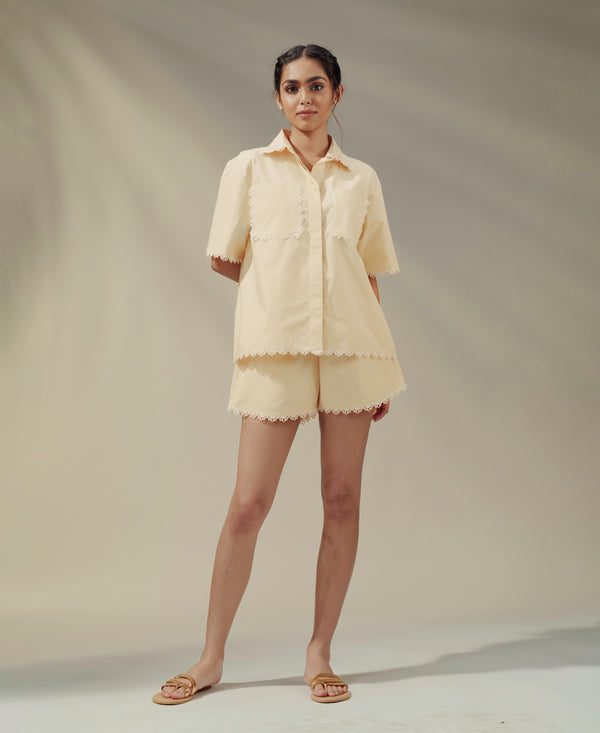 Aeris - Lace Shorts Set