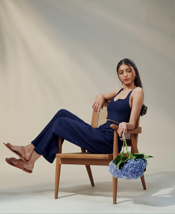 Nyra - Crop Top & Pants Set
