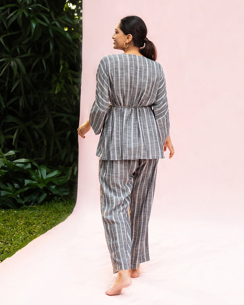 Inaya - Wrap Top & Pants Set