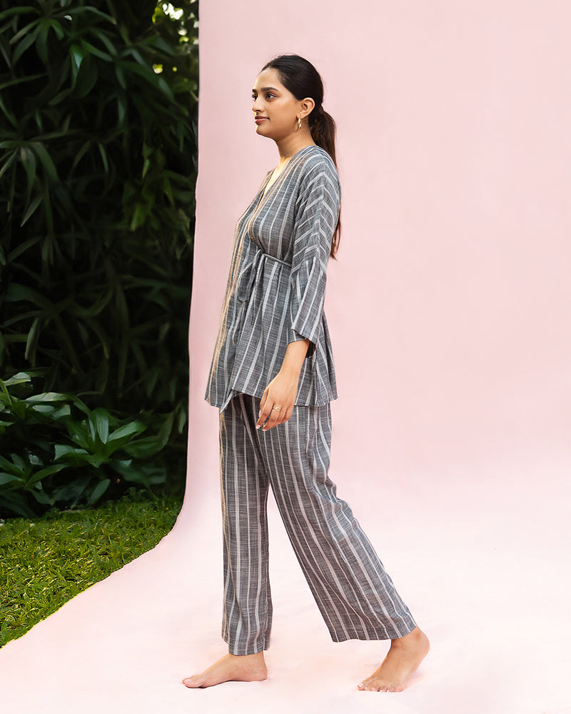 Inaya - Wrap Top & Pants Set