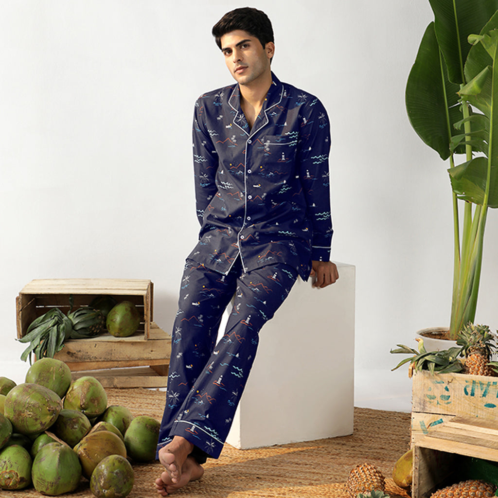 Nautica mens cotton pajamas online
