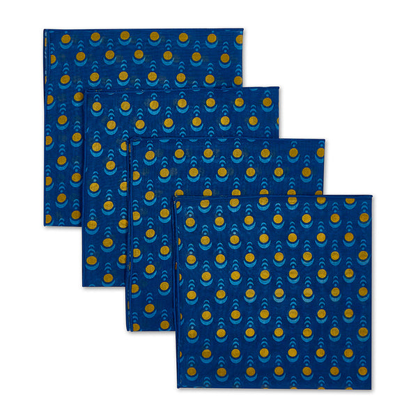 Midnight Marigold Dinner Napkin : Set of 4