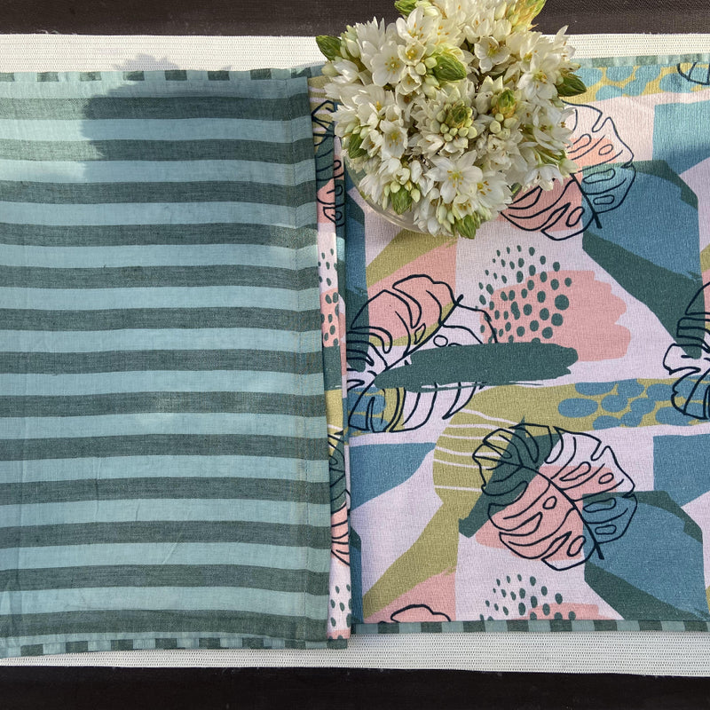 Dandelion -Tropical -Table Runner -Floral -Woven Printed