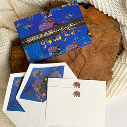 Dandelion - Blue - Printed Paper - Elephant - Post Cards