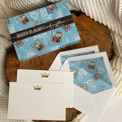 Dandelion - Blue - Printed Paper - King Cards - Post Cards