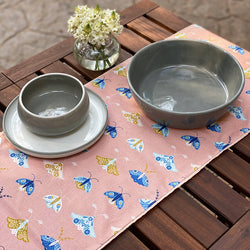 Dandelion - Flutter -Table Runner -Butterfly -Woven Printed