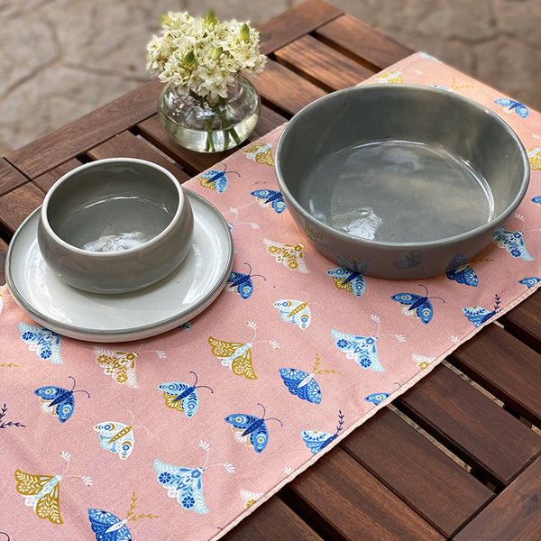 Dandelion - Flutter -Table Runner -Butterfly -Woven Printed