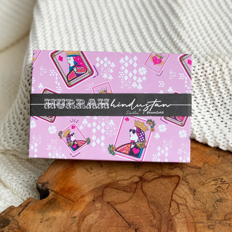 Dandelion - Pink - Printed Paper - Queen Cards - Post Cards
