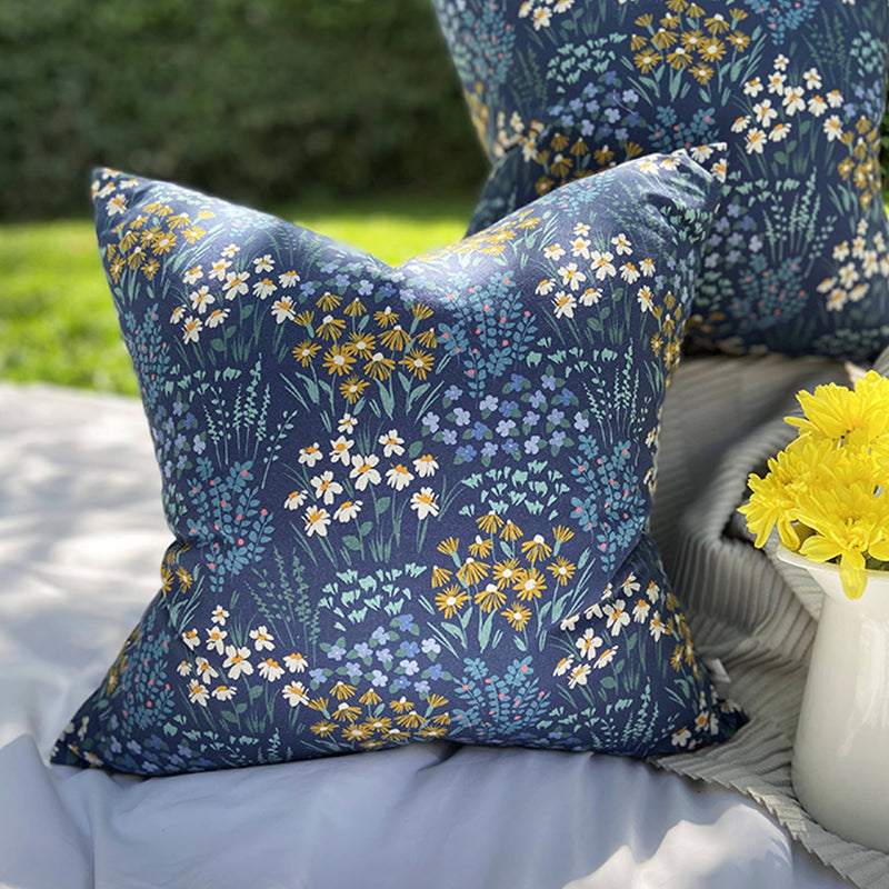 Dandelion - Cushion- Meadows - Daisy - Woven Printed