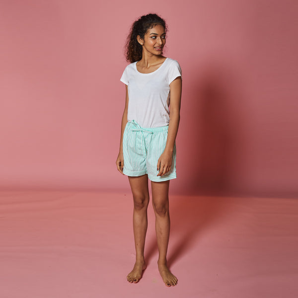 Dandelion-Mint- Stripes-Candy Stripes-Shorts