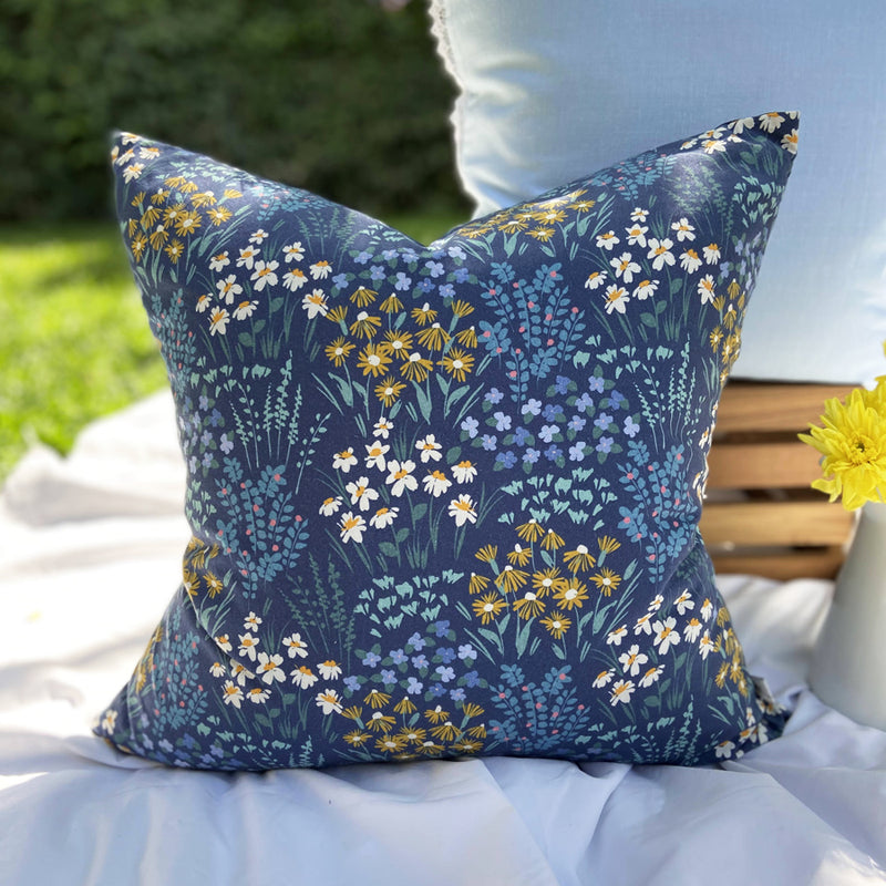 Dandelion - Cushion- Meadows - Daisy - Woven Printed