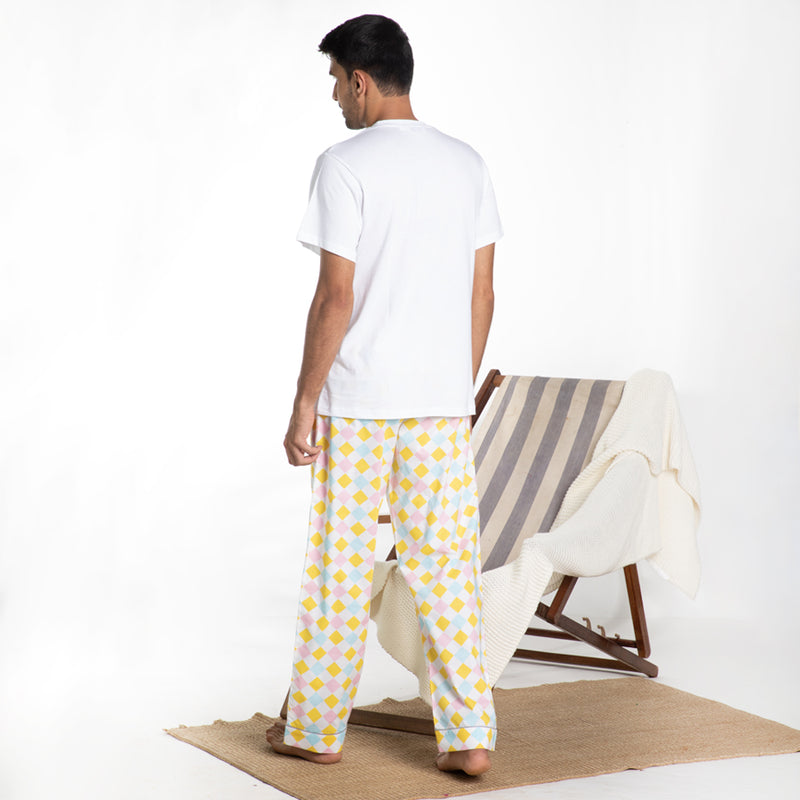 Breezeblock T-shirt & Cotton Pyjama for Men's