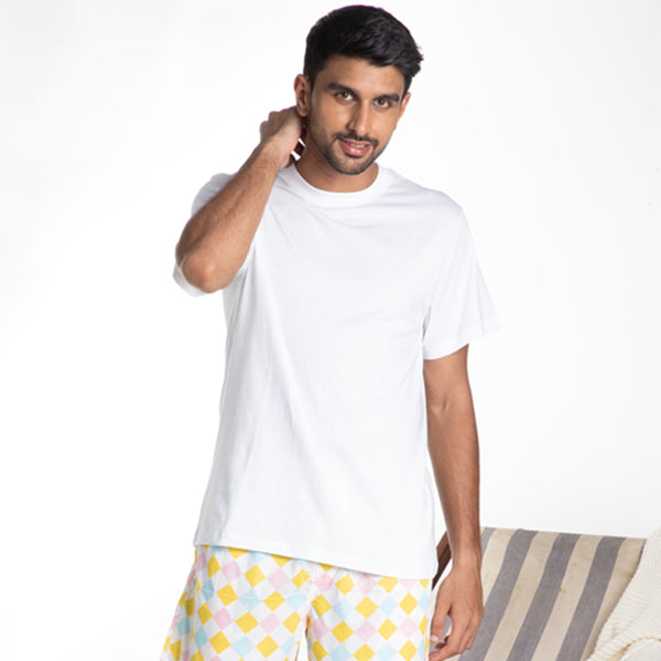 Breezeblock T-shirt & Cotton Pyjama for Men's