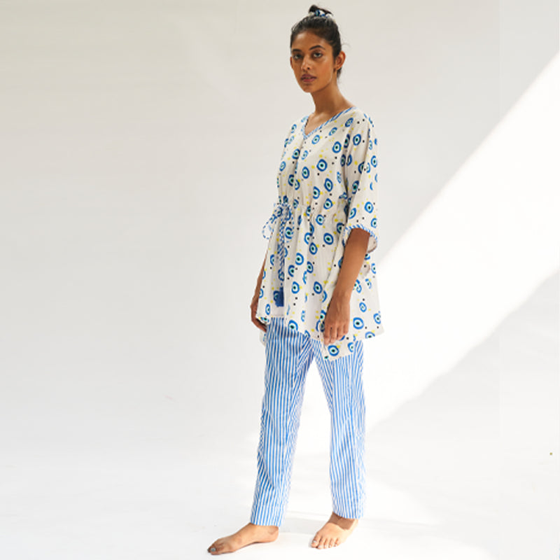 All Eyes on Me Kaftan & Pyjama Set