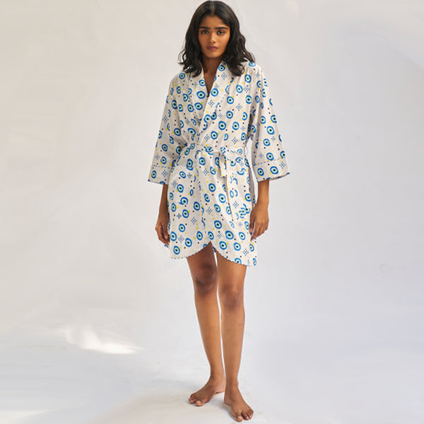 All Eyes on Me Cotton Classic Robe