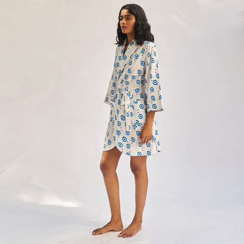 All Eyes on Me Cotton Classic Robe