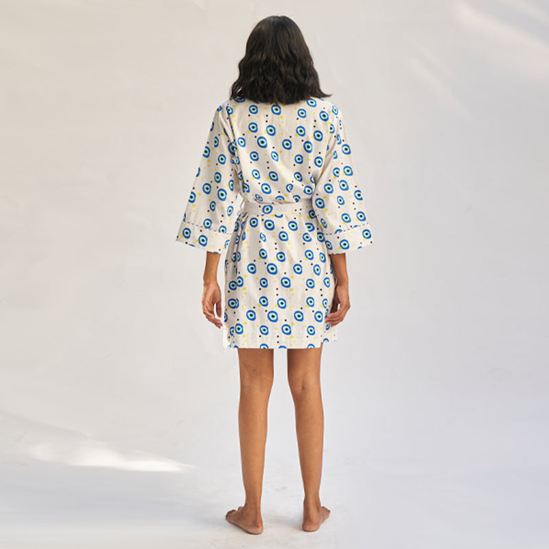All Eyes on Me Cotton Classic Robe