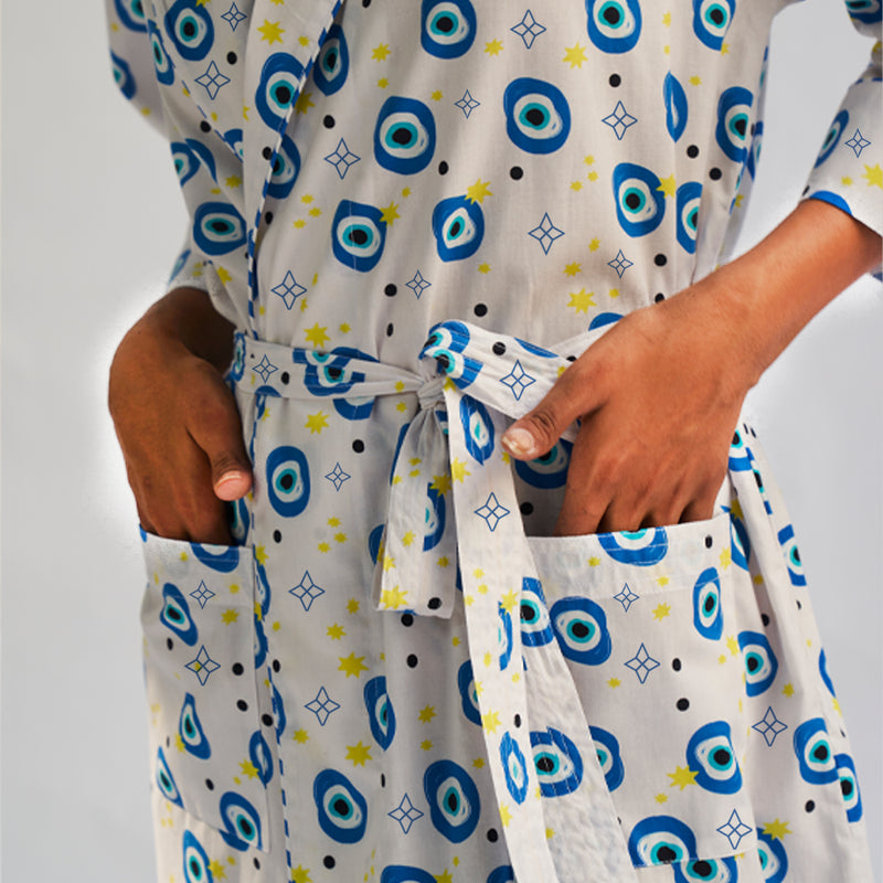 All Eyes on Me Cotton Classic Robe