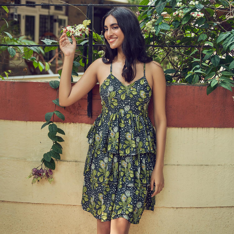 Clover Tiered Mini Dress