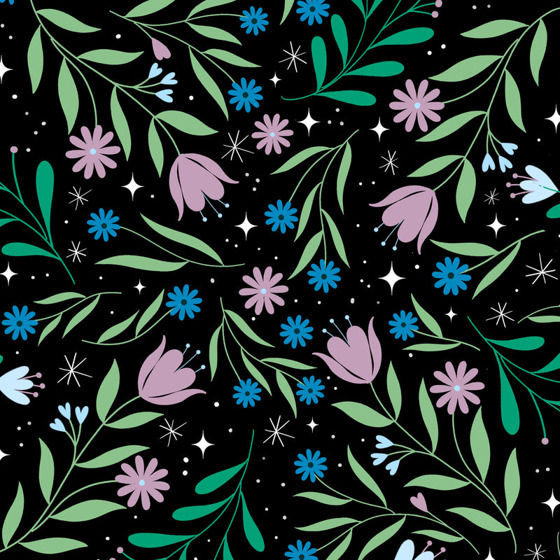 Efflorescent Cotton Dip-Neck Sleep Dress