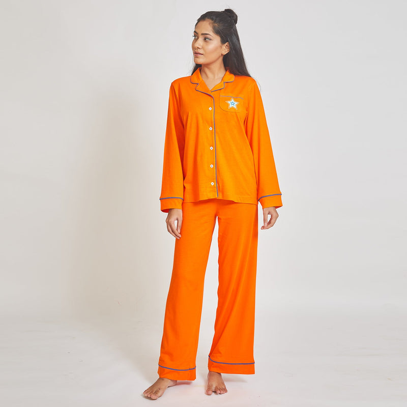 Notched Collar Pj Set (Set of 2)