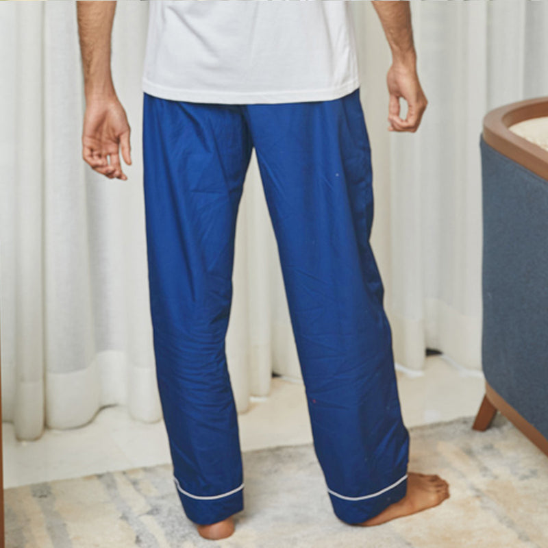 Midnight Blue Cotton Pyjama