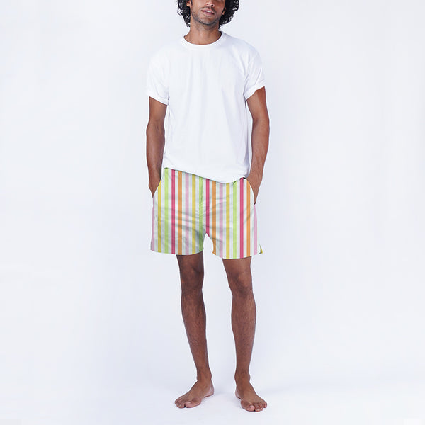 Dandelion-Pastel Multicolour -Cotton-Multi Stripe- Candy Stripe-T-shirt & Pajama