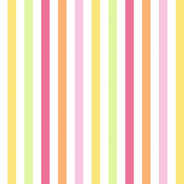 Dandelion -Multicolour stripes - Printed Cotton -candy stripes - Pajama