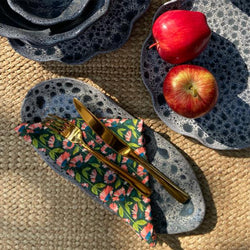 Seersucker Meadow Dinner Napkin : Set of 4