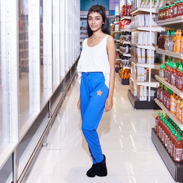 Dandelion - Cotton Knit - Blue - Jogger