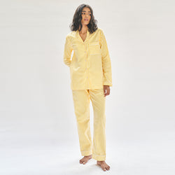 Sunray Cotton Notched Collar Pyjama Set