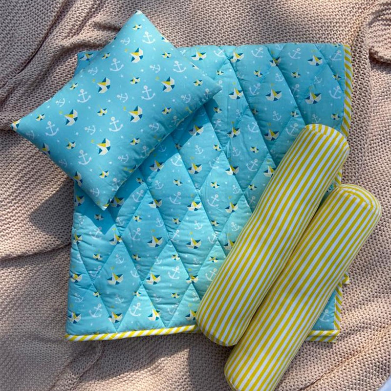 Boats Cotton Layette Set