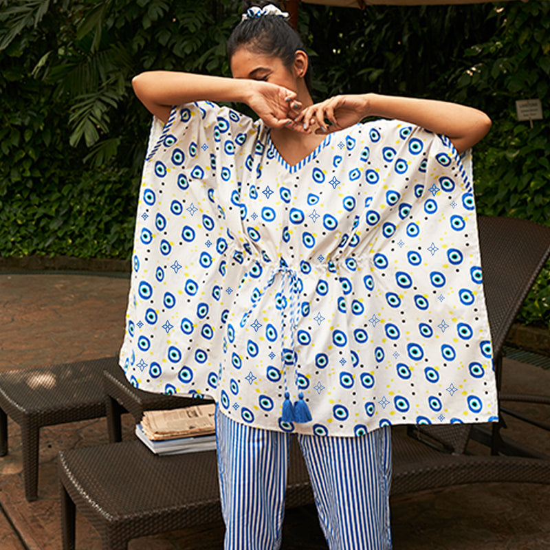 All Eyes on Me Kaftan & Pyjama Set